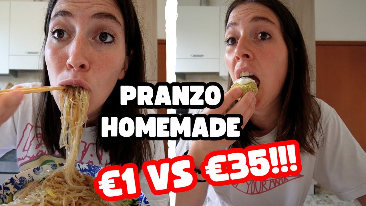 PRANZO HOMEMADE: €1 VS €35!