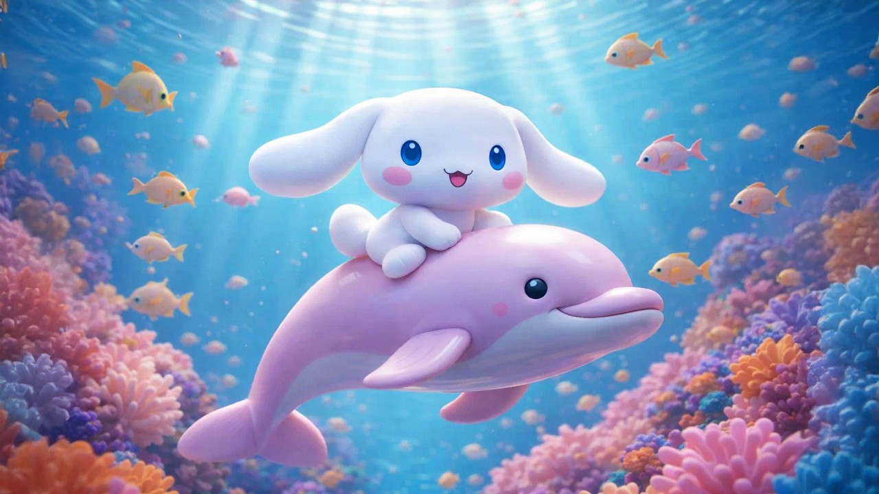 Soothing Symphony of The Sea 🎶 Peaceful Piano, Underwater Sounds - Stress Relief and Serene Sleep