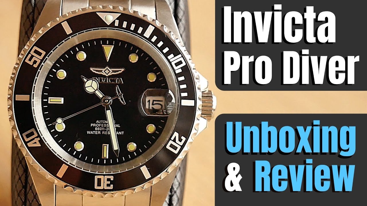 Распаковка и обзор Invicta Pro Diver 8926OB