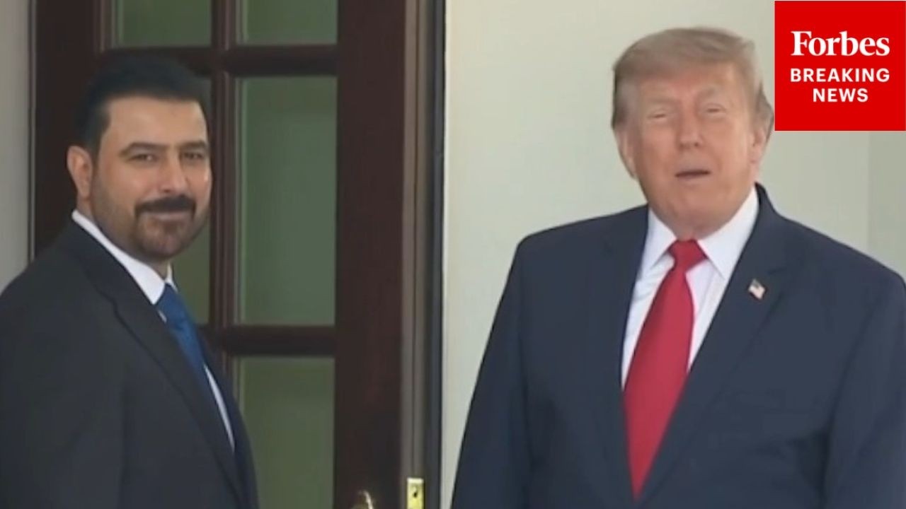 BREAKING NEWS: President Trump Meets With Iraqi Prime Minister Ali Al-Zaidi At The White House