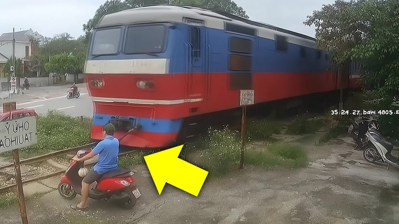 He Tried to Beat the Train&hellip; Then This Happened!