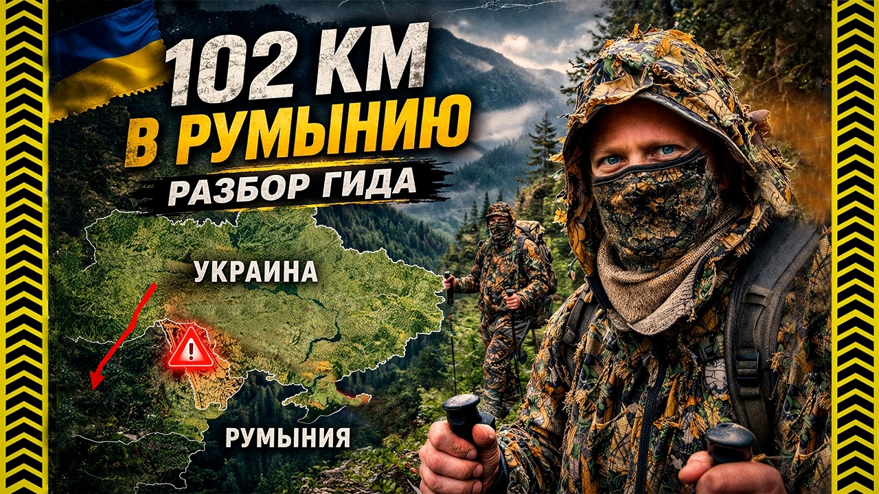 102 км через границу в Румынию: разбор маршрута горного гида + карта задержаний