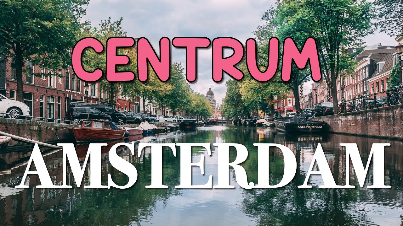 Central AMSTERDAM evening walk The Netherlands 4K ASMR