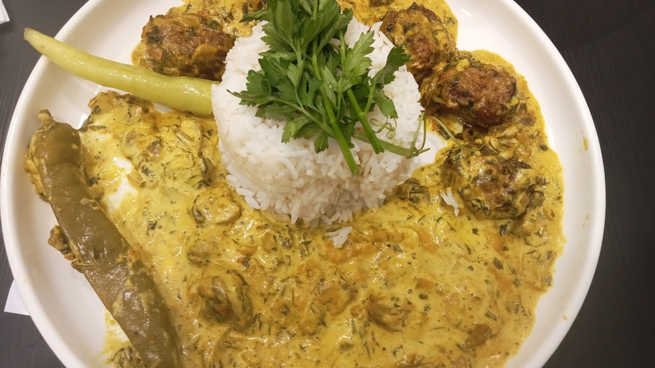 Meatballs w/creamy yellow sauce tahin & herbs Part2 @DevineJovenChannel 