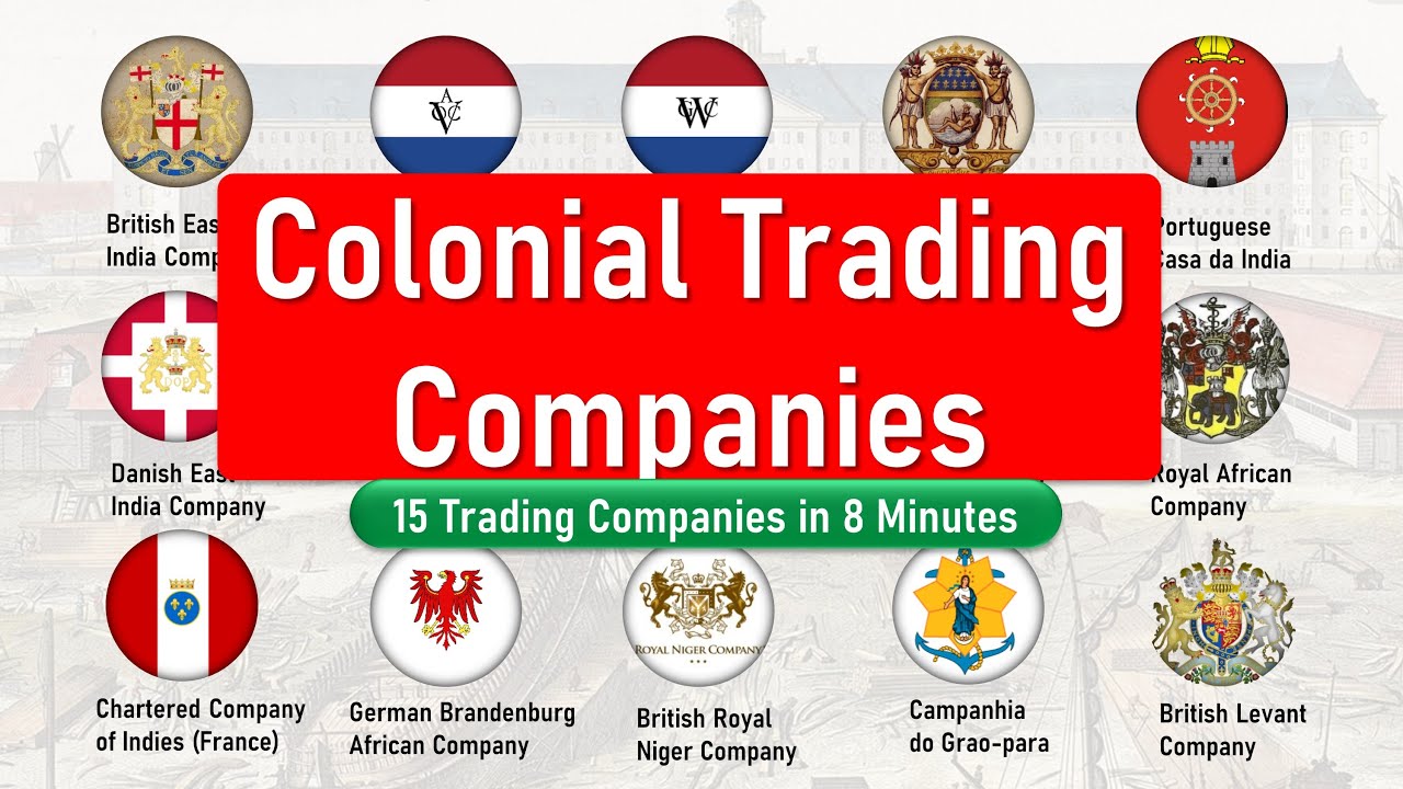 Every Major Colonial Trade Companies Explained In 8 Minutes
