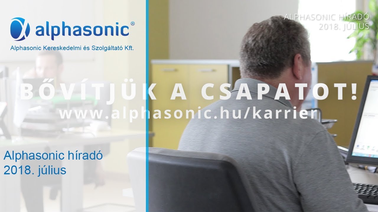 Alphasonic H&iacute;rad&oacute; - 2018. j&uacute;lius