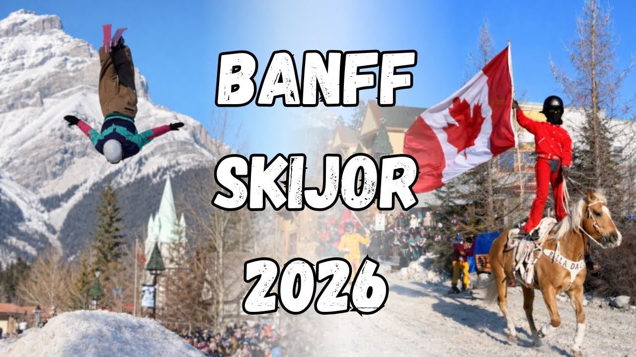 Skijoring in Banff 🇨🇦 Canada’s wildest winter sport | Skijor Canada | Banff Narional Park