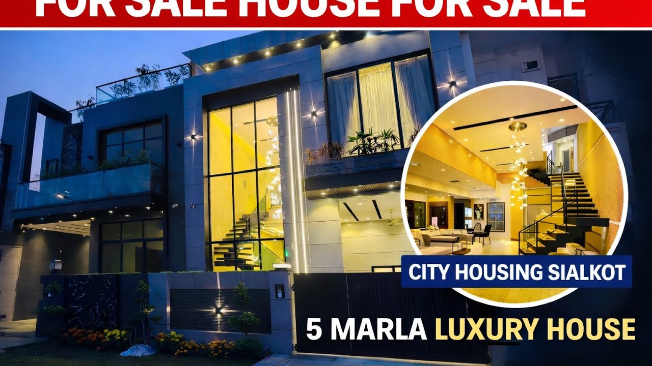 City housing Sialkot 5 Marla house for sale By’ AB real estate 