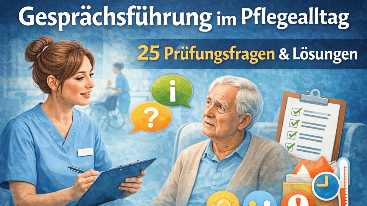 Pflegeexamen: Professionelle Kommunikation – Prüfungsfragen + Antworten |