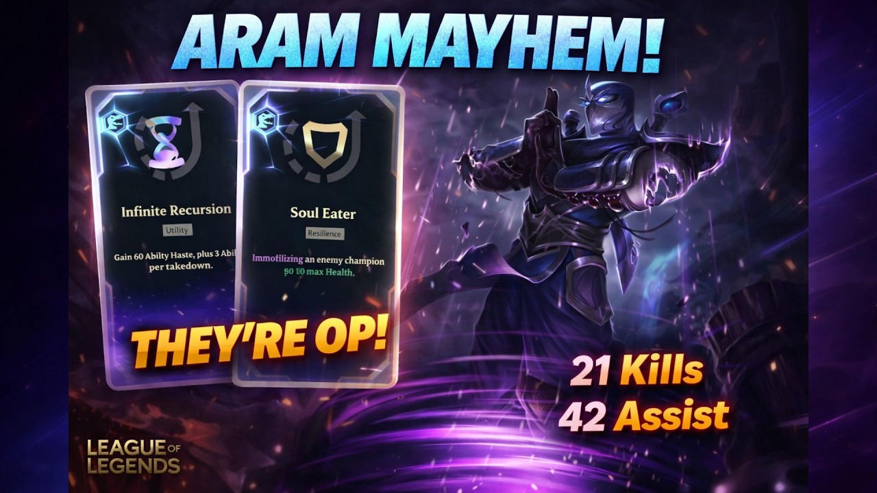 The violent monk - LoL Aram Mayhem Gameplay