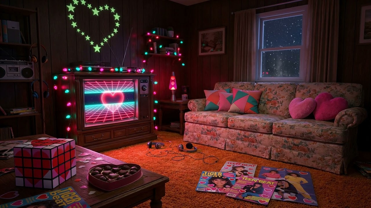 1980s Living Room Valentine's Mixtape Night