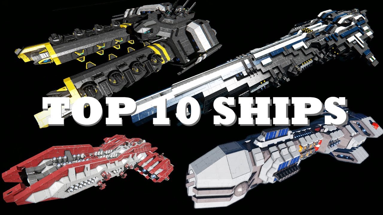 Top 10 best performing ships in DEATH TEST 3.0 (Space engineers)