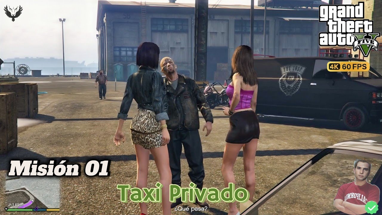 GTA V Primer Misión de Taxi Privado 🚕  (Español - 4K 60fps) | #Joe3M7