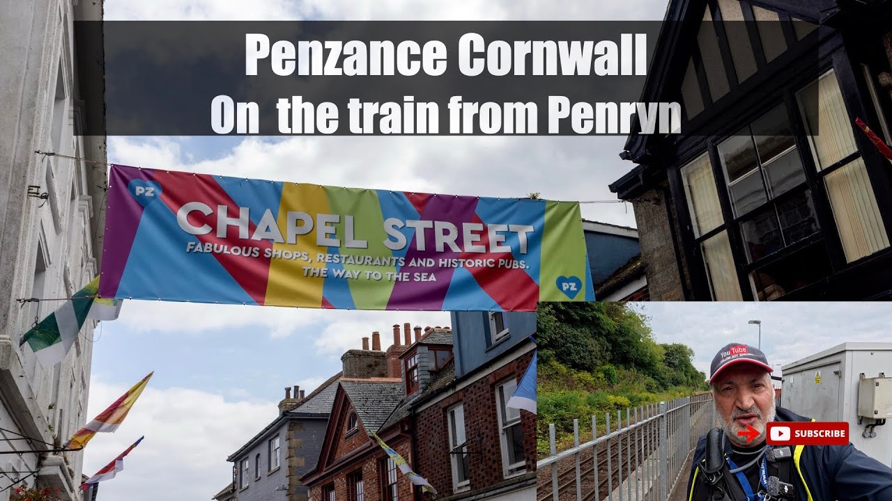 Penzance Cornwall  On  the train from Penryn
