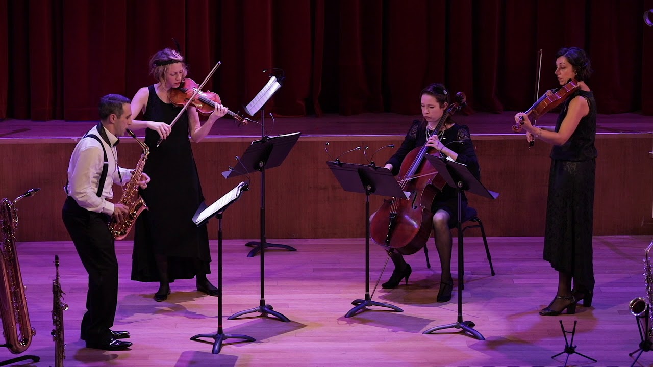 Esquisses de Jazz (Rag, Boston, Charleston) Erwin Schulhoff for sax and string quartet