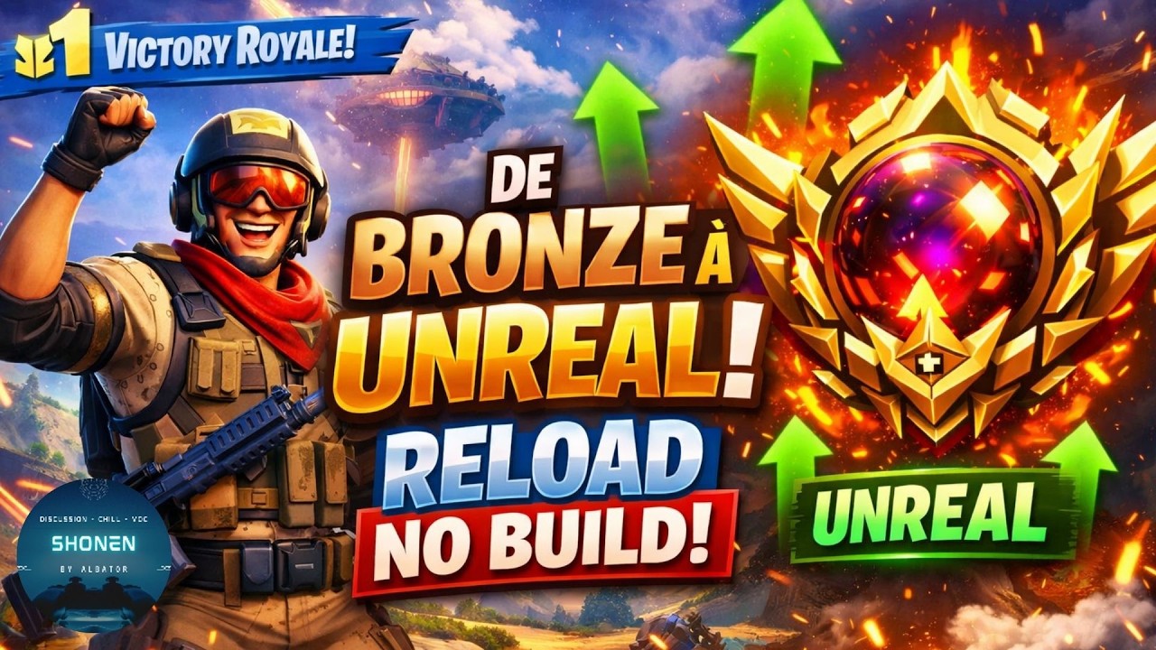 Go rush UnReal sur Fortnite en no builds !!!