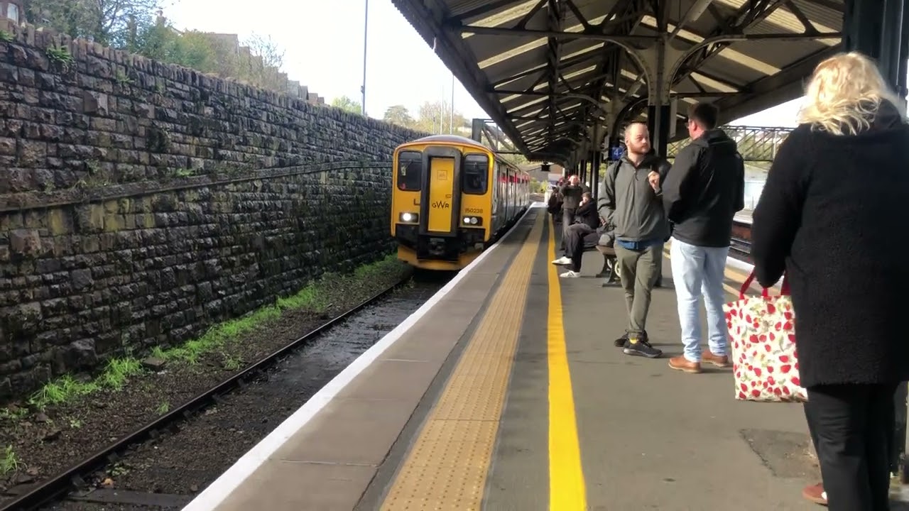 Great western railway class 150238 arriving into Truro for Falmouth docks.