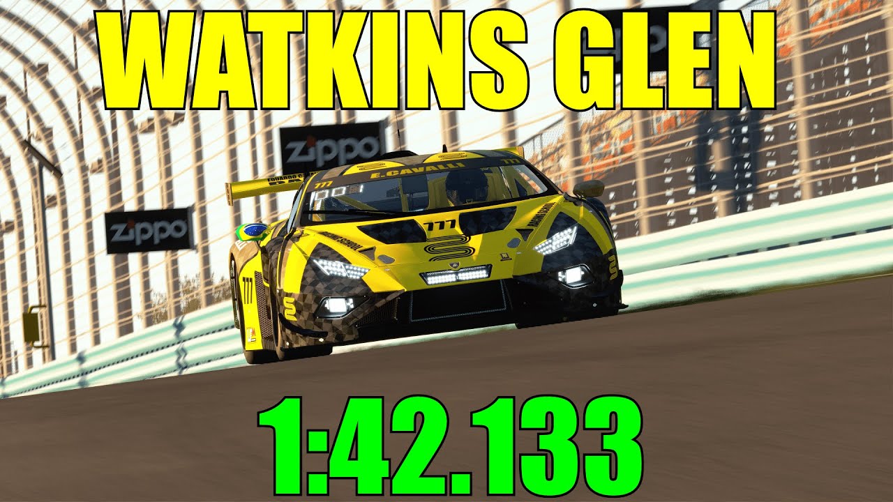 HOTLAP: Watkins Glen - Lamborghini Huracan GT3 (Assetto Corsa LFM)