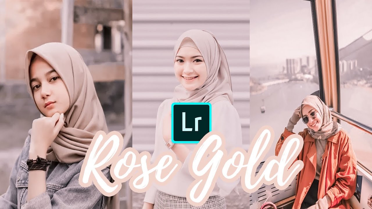 Free preset Rose Gold tone lightroom