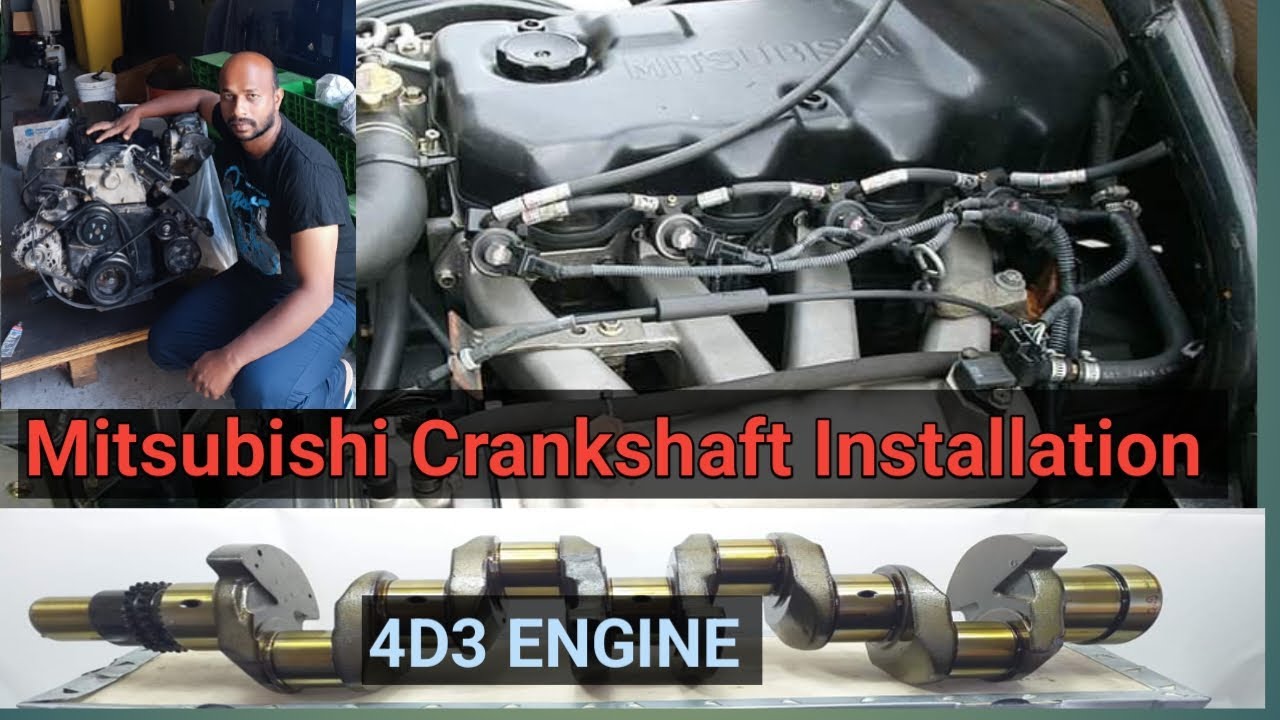 Crankshaft Installation, Mitsubishi CANTER, ROSA, 4D32,4D33,4D34,4D35
