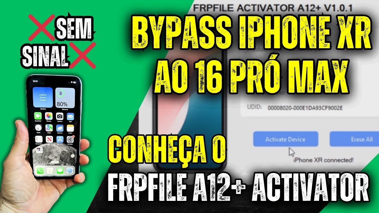 Melhor MÉTODO Para BYPASS em iPhone XR ao 16 Pró Max | APROVEITE!!!