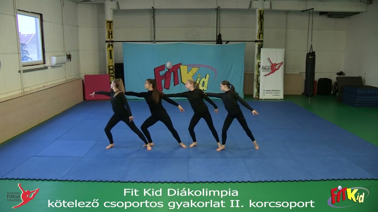 FitKid Diákolimpia kötelező gyakorlat II. korcsoport