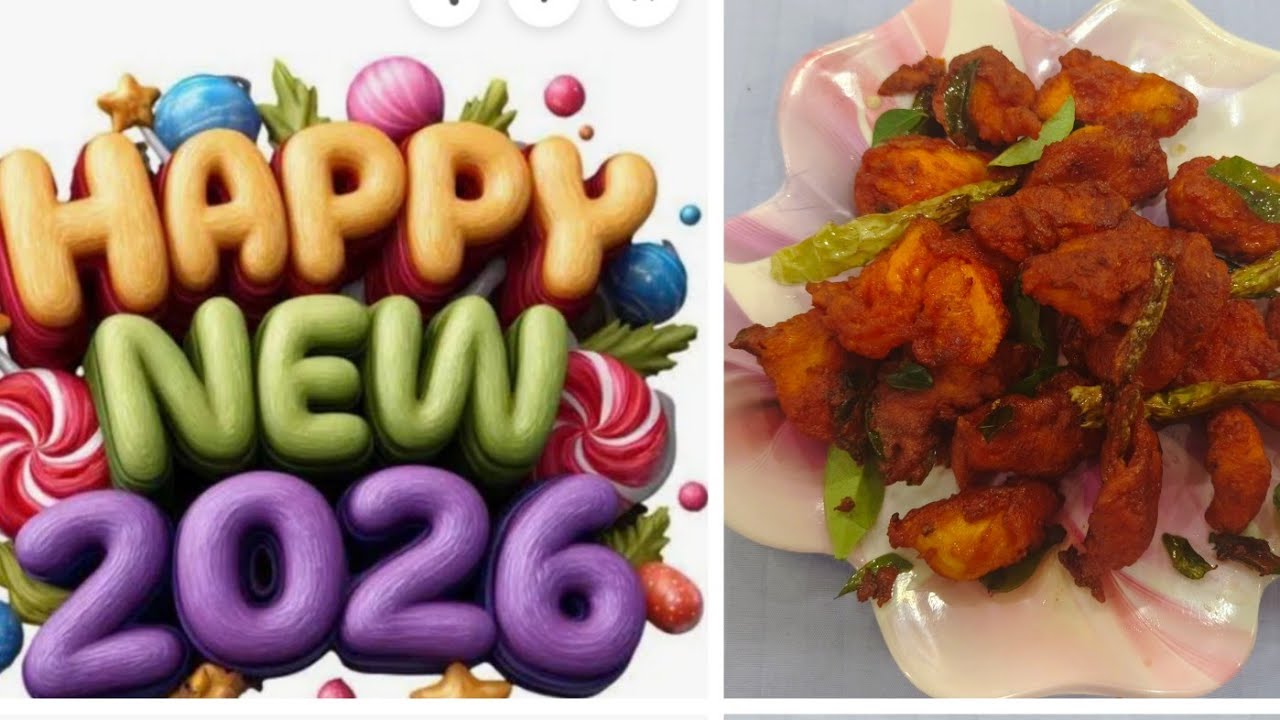 #food Happy New year special chicken 65 recipe 😋