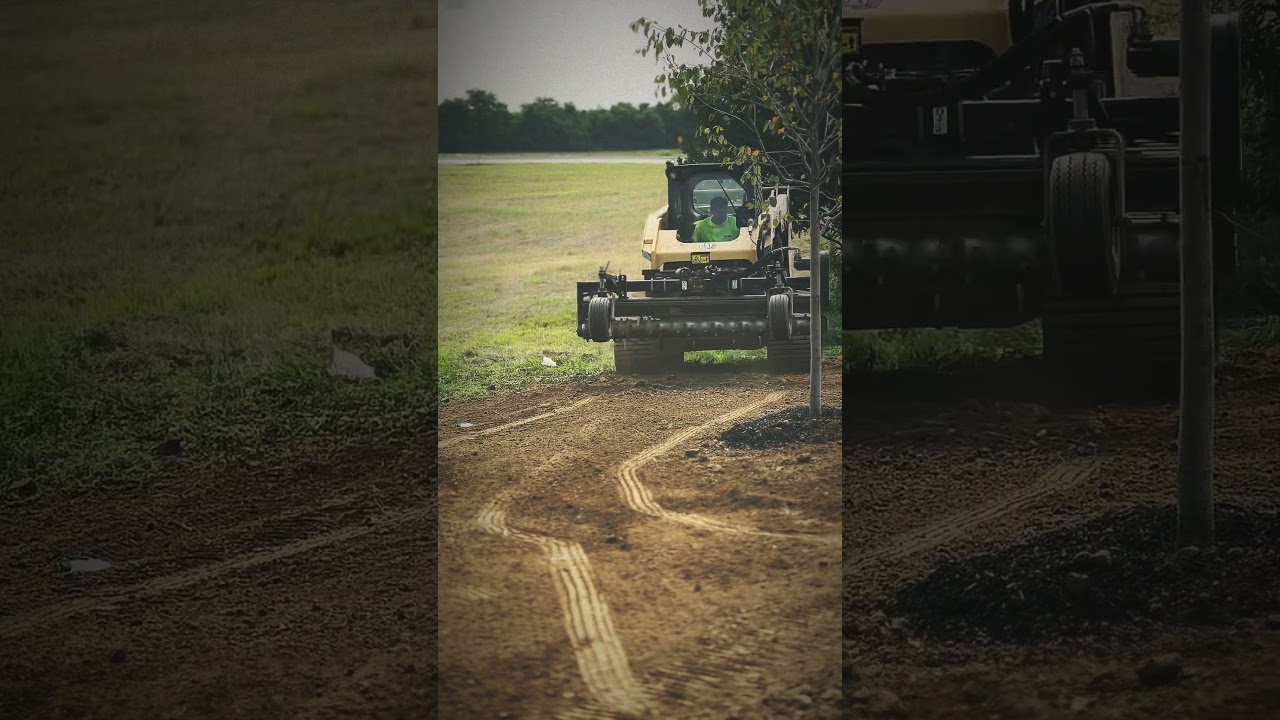 Fine grading with Harley Rake - Western Lehigh Services