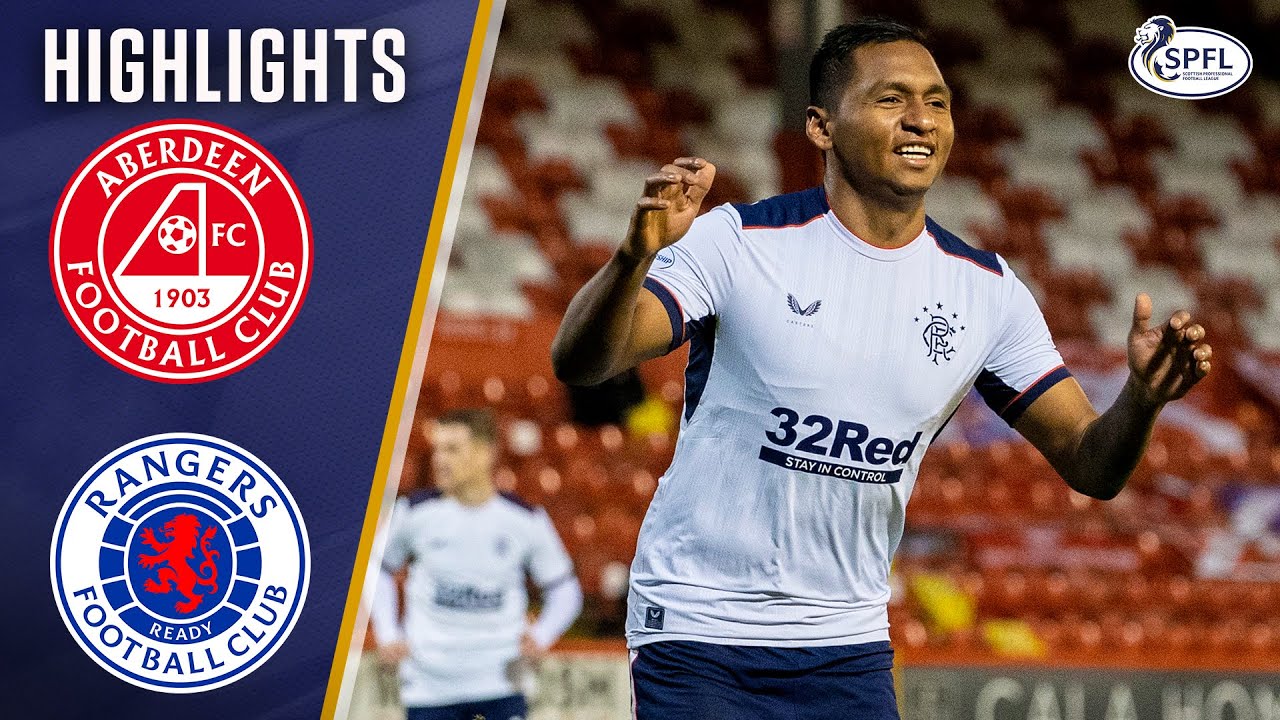 Aberdeen 1-2 Rangers | Morelos double earns win for Gerrard’s side | Scottish Premiership