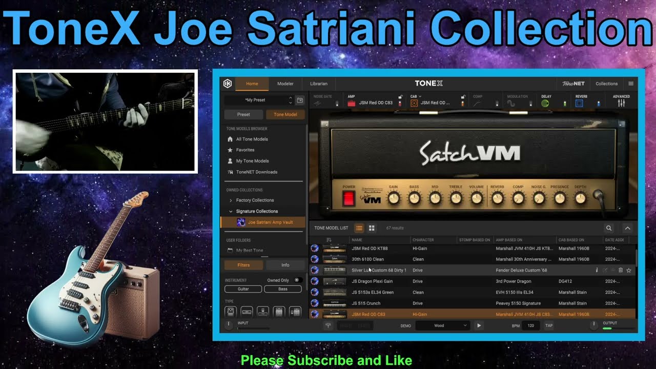 Tonex Joe Satriani | Factory Sound | All Collection
