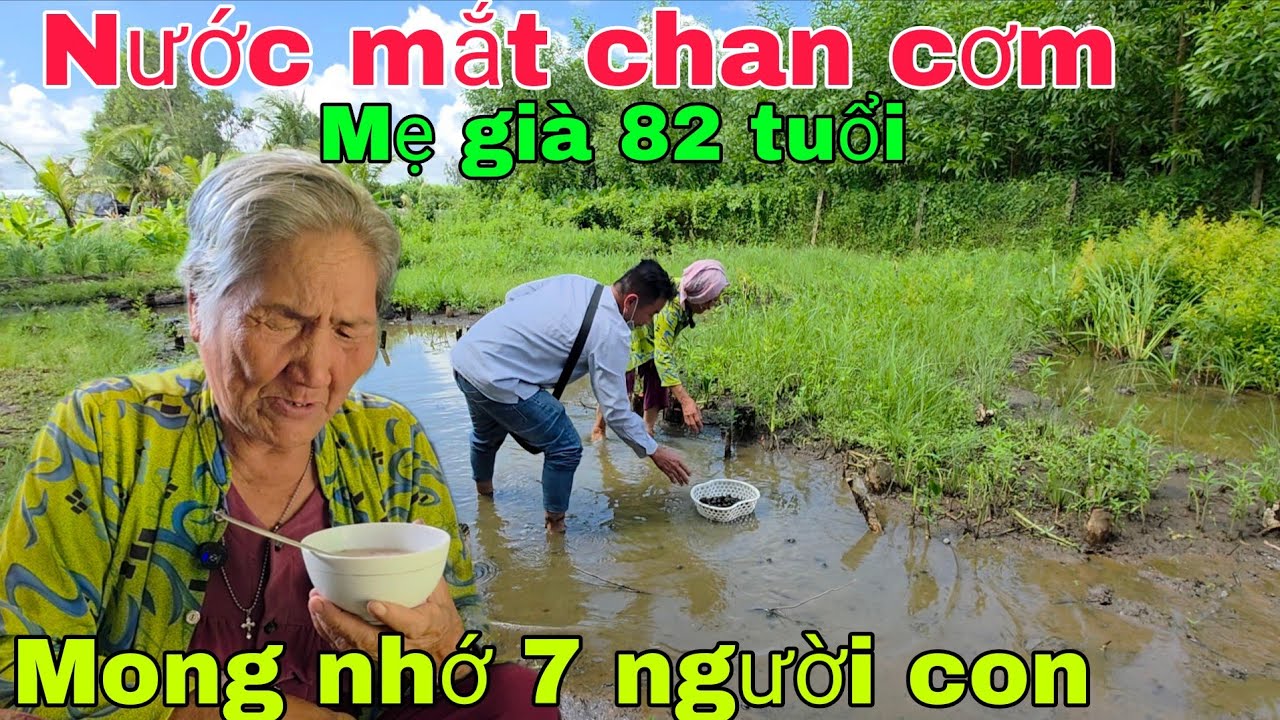 Xót xa nước mắt chan cơm Bà lão 82 tuổi mong nhớ con từng ngày 