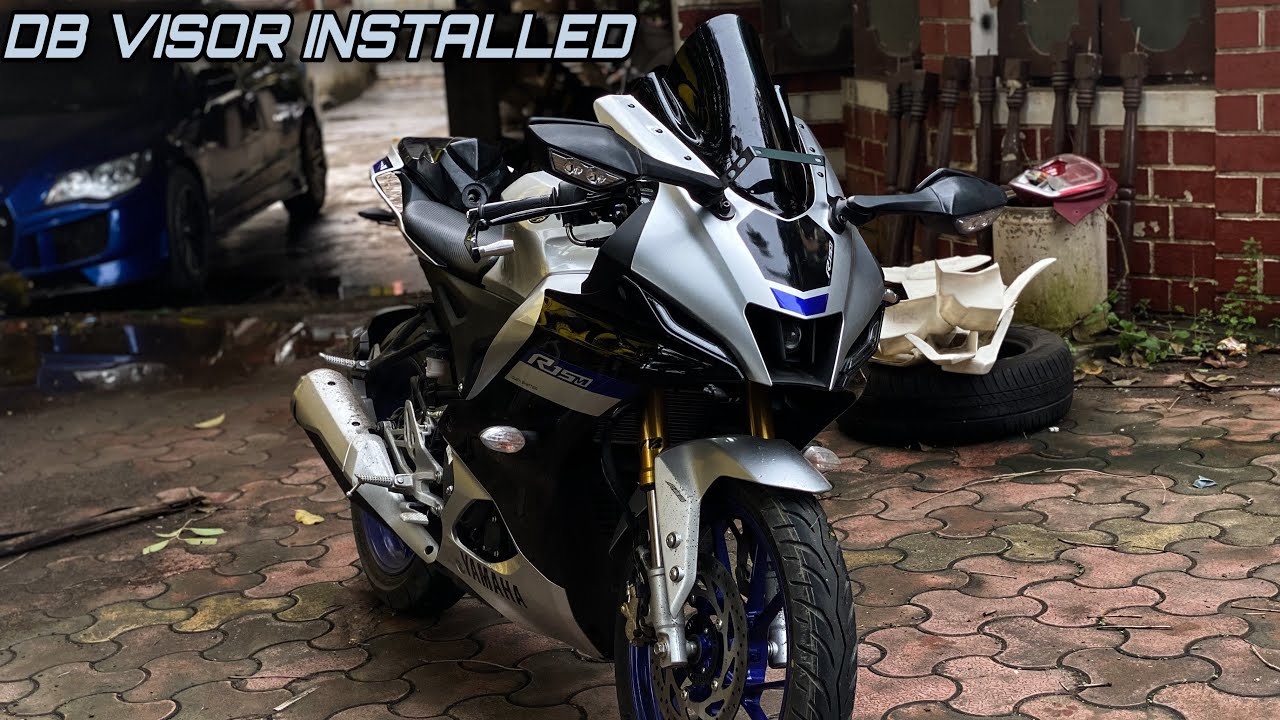 DB VISOR And Seat Cowl Installed In Yamaha R15M ❤️