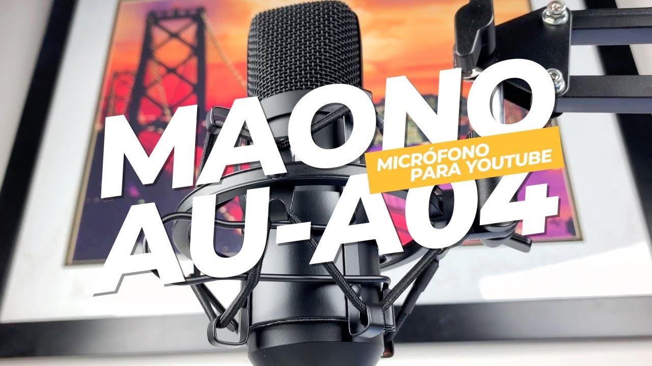 El MEJOR kit de MICROFONO para YOUTUBE - Maono AU-A04 | Review en ESPAÑOL