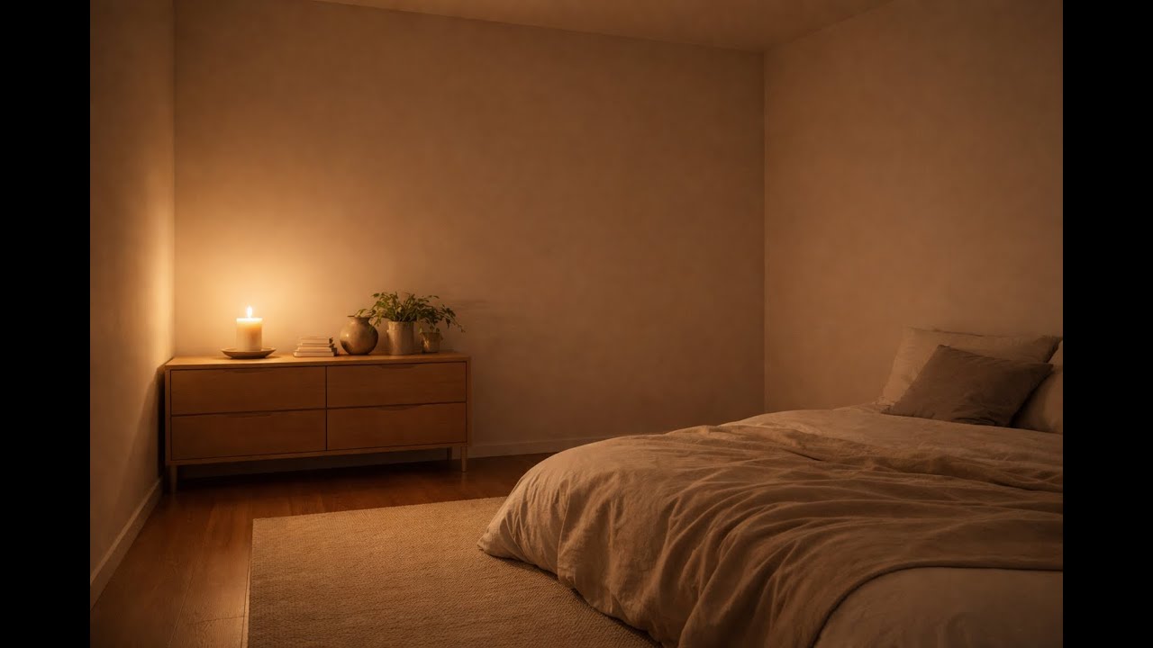 Warm Candlelight Sounds All Night | Calm Sleep Background (No Talking)