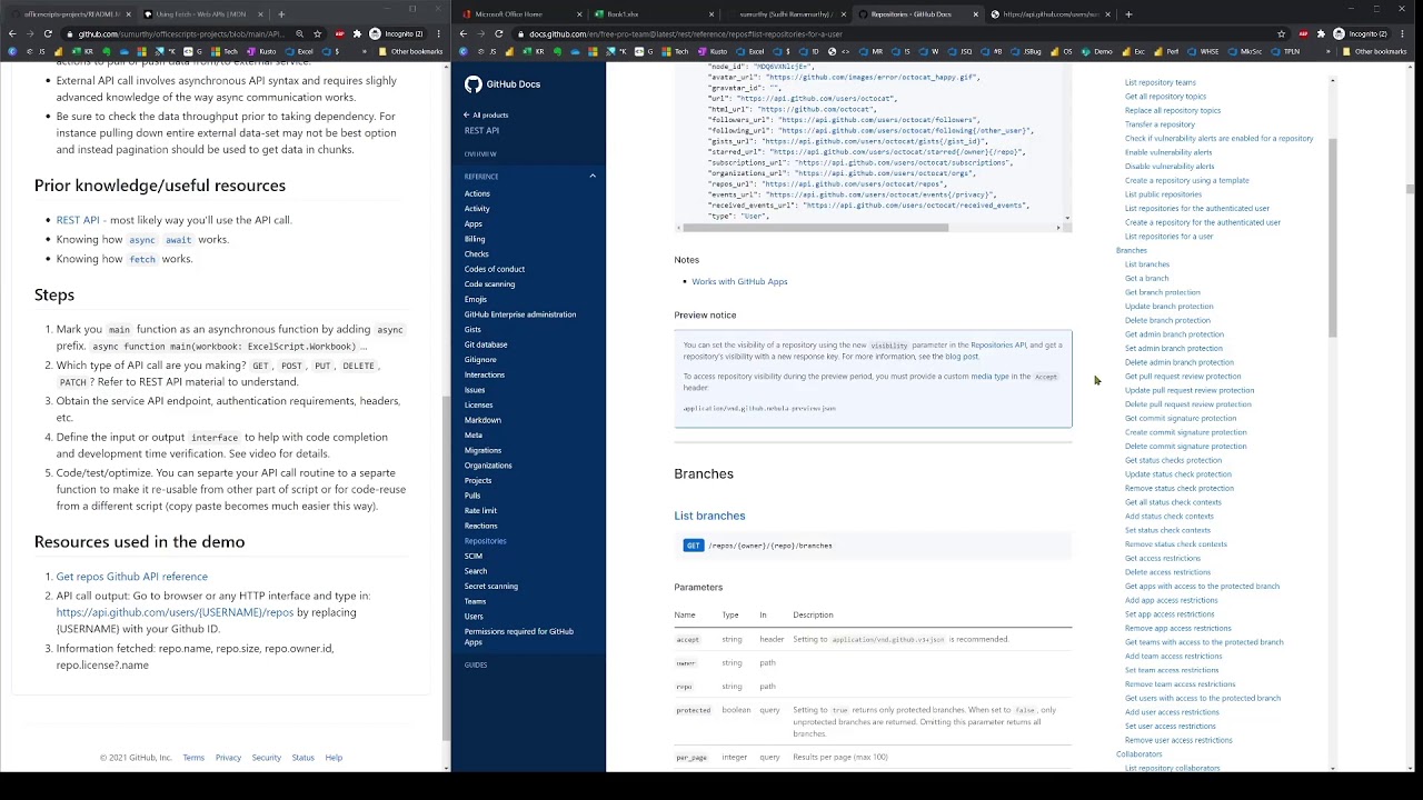 API Call from Office Scripts