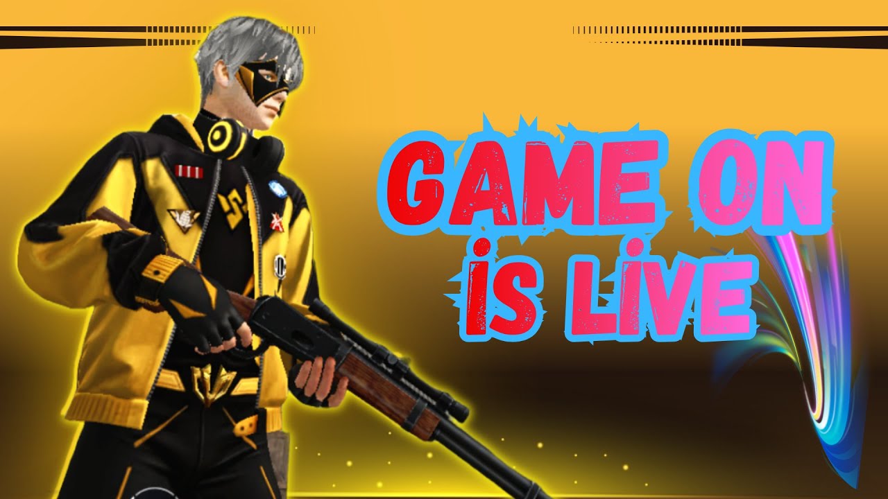 ff.LIVE. G@ME ON IS LIVE /CUSTOM ROOMs BR.GIVEAWAY.Op Gameplay🤪G@ME ON 🔴LIVE