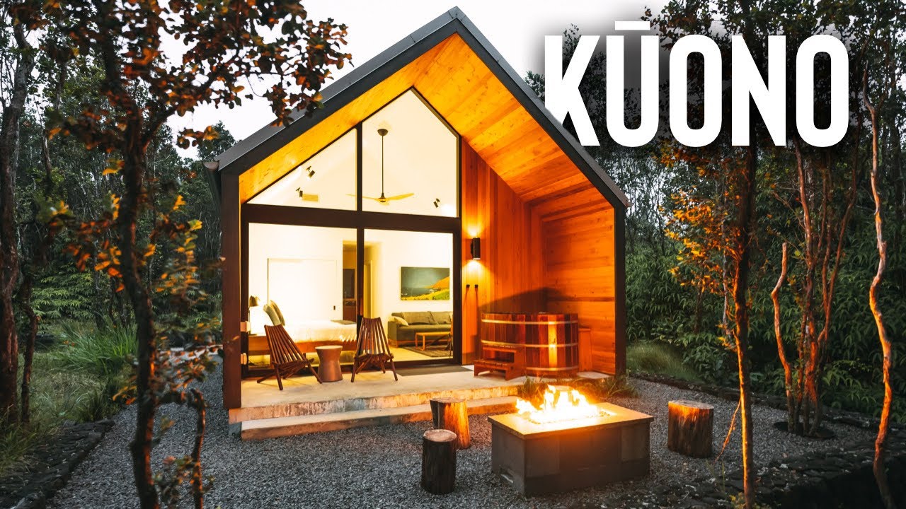 Cabaña Kūono en el Bosque - Recorrido de Airbnb || Cabaña Moderna en Hawaii