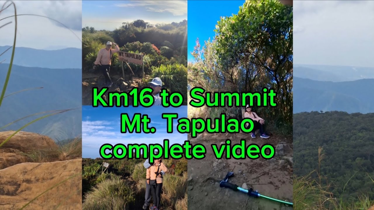 Pinaka mataas na bundok sa Zambales | Mt. Tapulao |km 16 - Summit | Day - 2 | complete video|#hiking