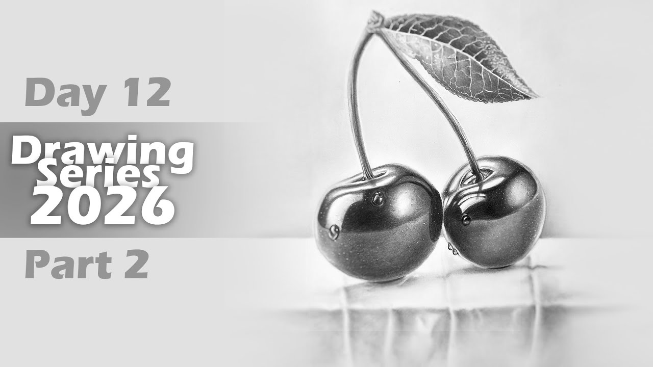 Drawing Class - Day 12 | Realistic Pencil Shading - Part 2 | Drawing for Beginners