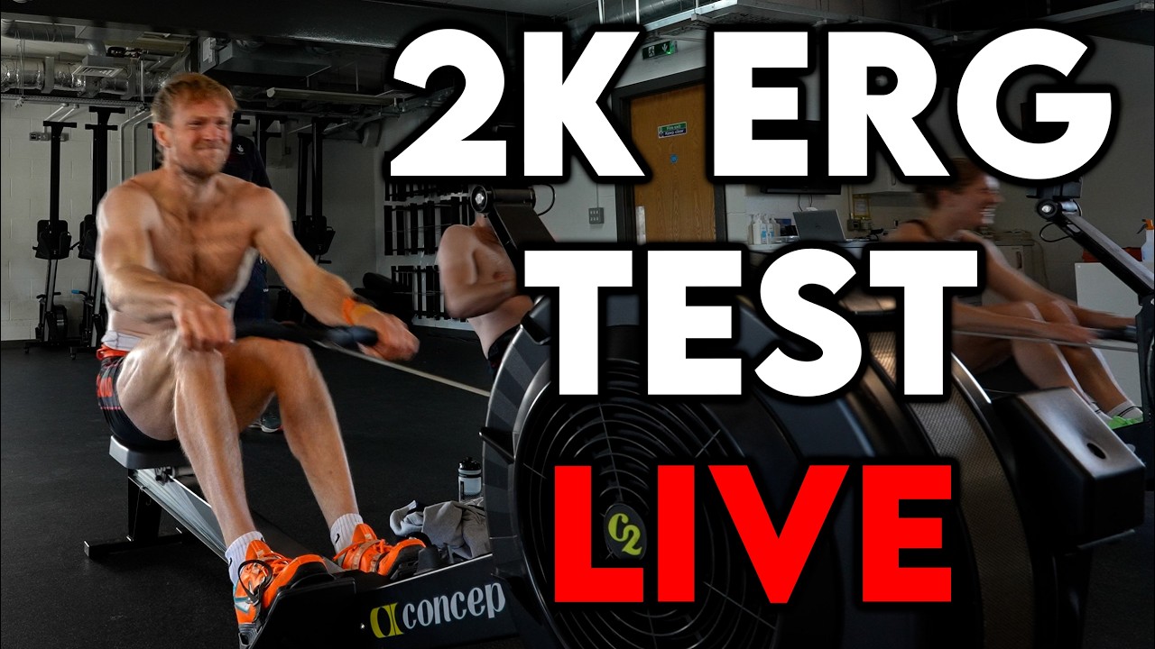 *LIVE* 2km Erg Test Cam Buchan @ British Rowing National Team Training Centre