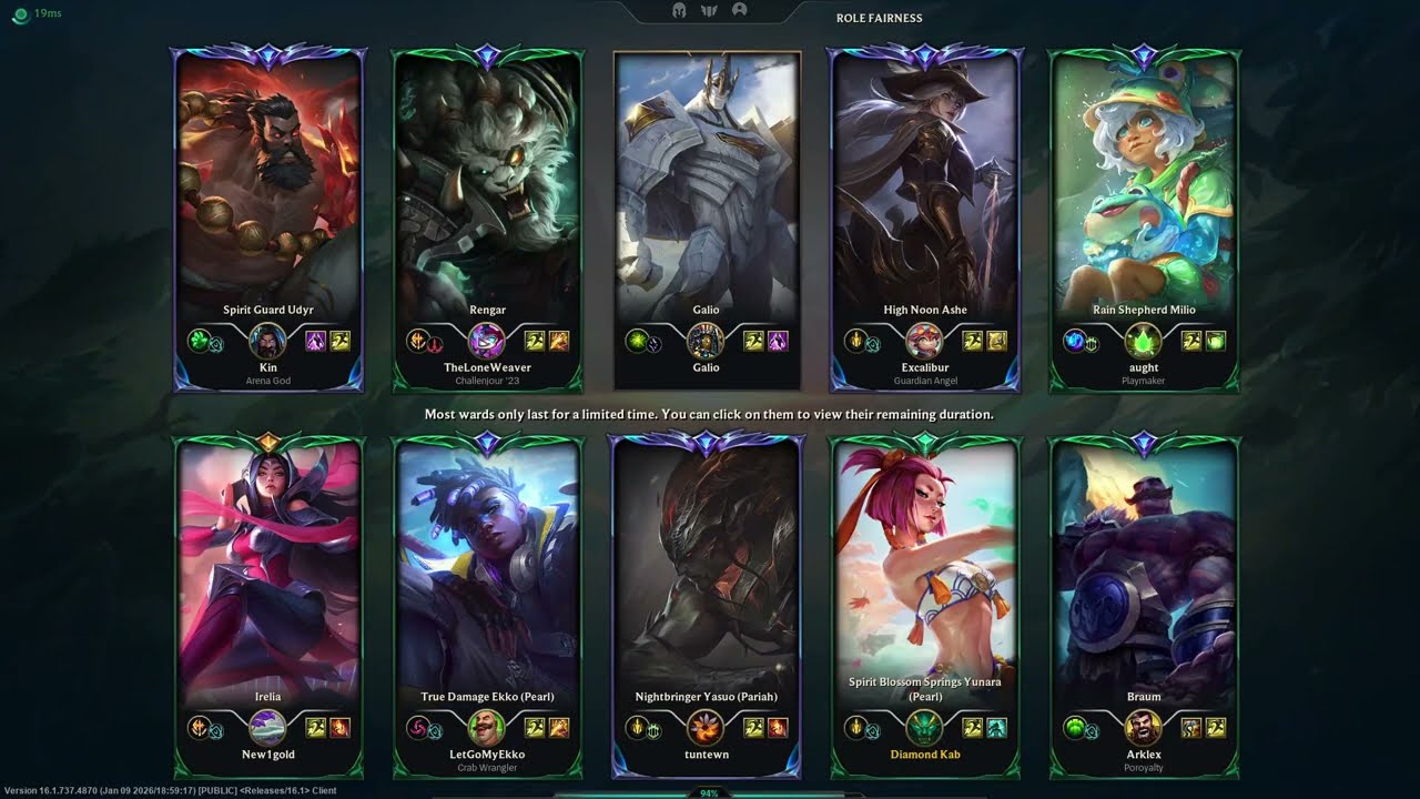 Yunara Braum vs Ashe Milio