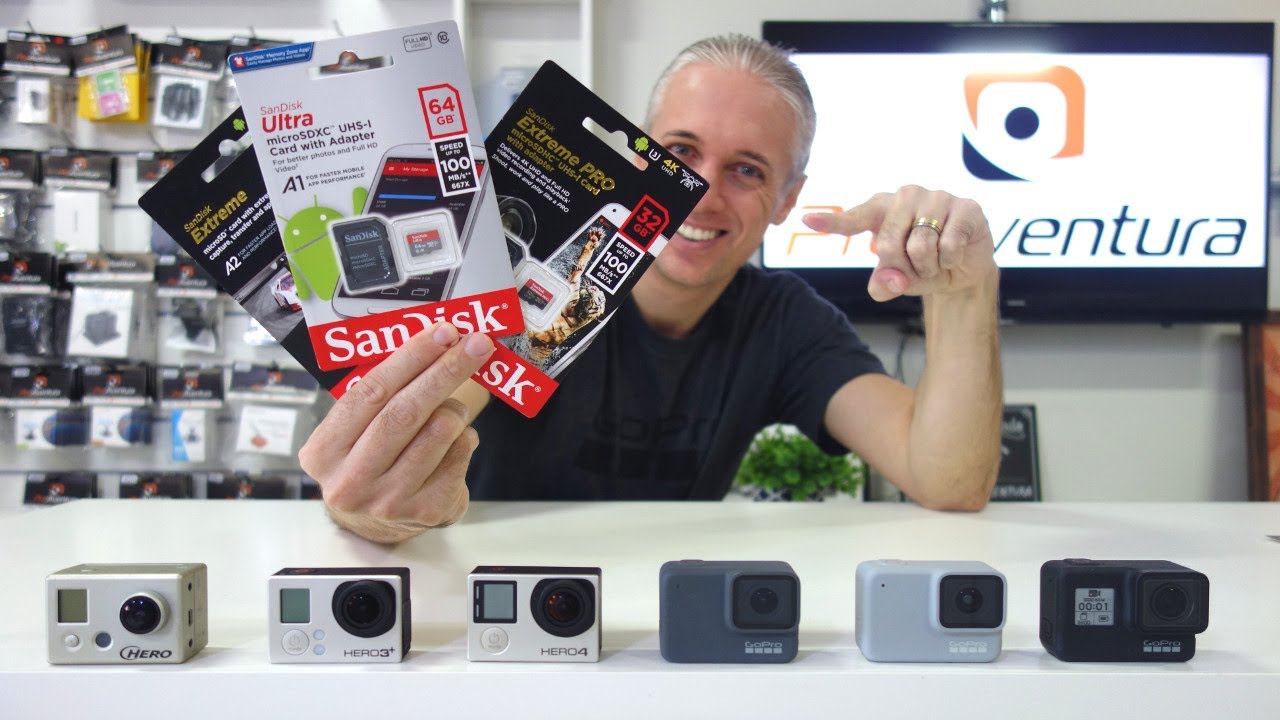 Qual melhor cartão de memória para GOPRO!😉