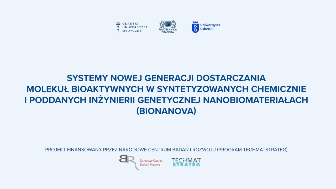 Wsp&oacute;łpraca GUMed, PG i UG &ndash; Bionanova