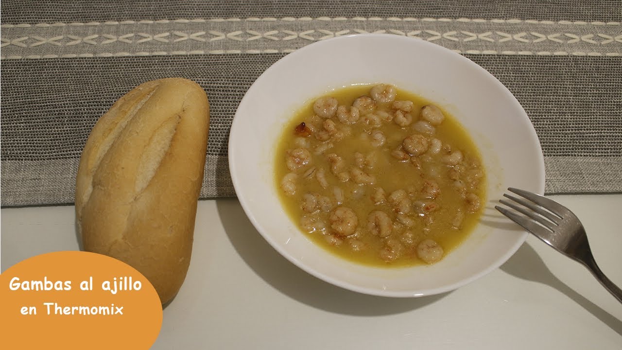 Gambas al ajillo en thermomix | Tapa tipica de Sevilla 😋😋😋