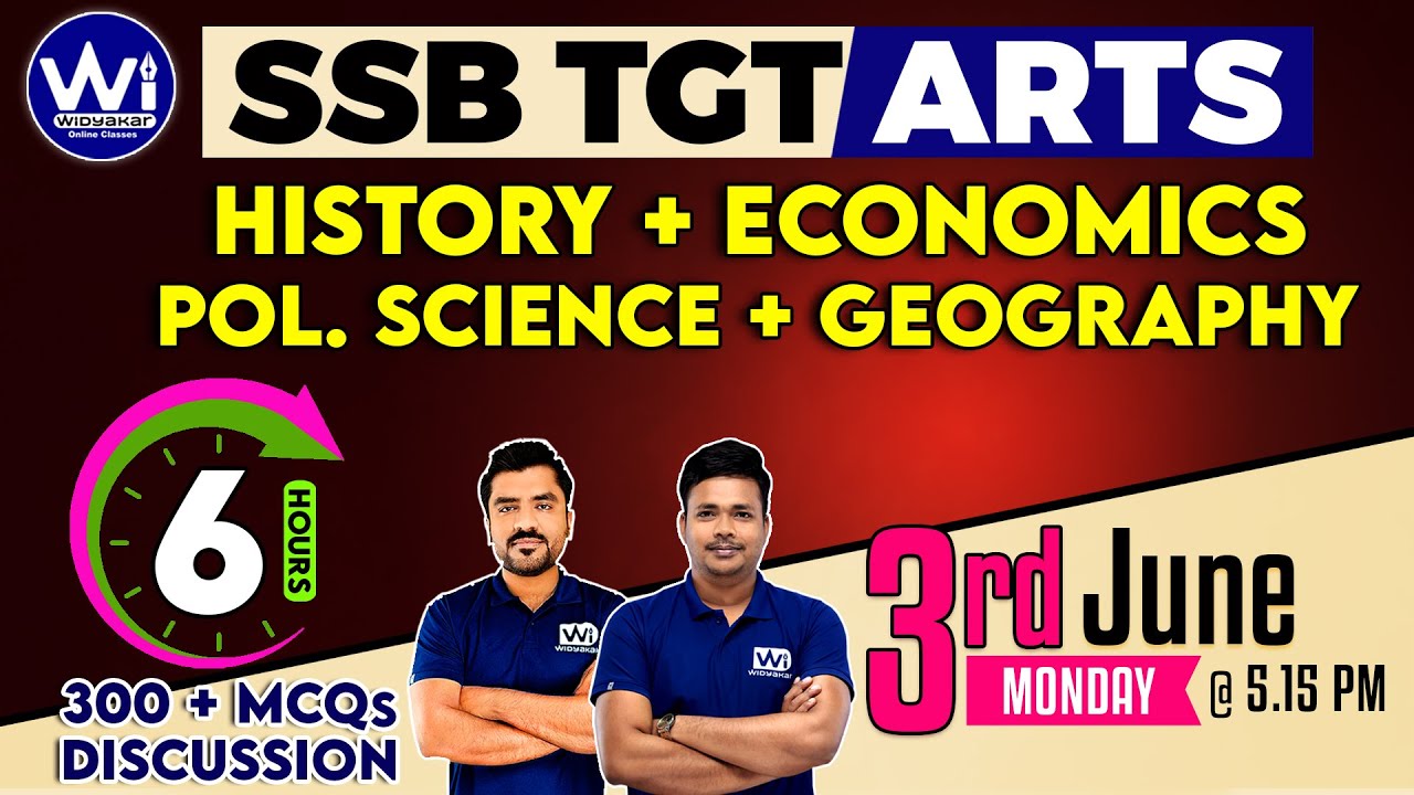 300+ Important History-Economics & Geography-Polity Questions | SSB TGT Arts. 2024 #ssbtgt