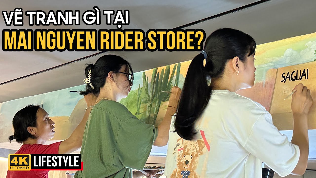 VẼ TRANH G&Igrave; TẠI MAI NGUYEN RIDER STORE SẮP KHAI TRƯƠNG?