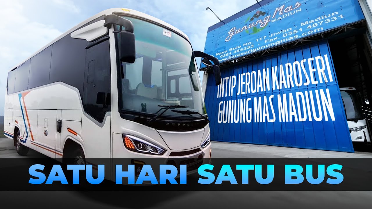 Bermula dari Bengkel Body Pribadi Kini Gunung Mas Piawai Bikin Bus Baru