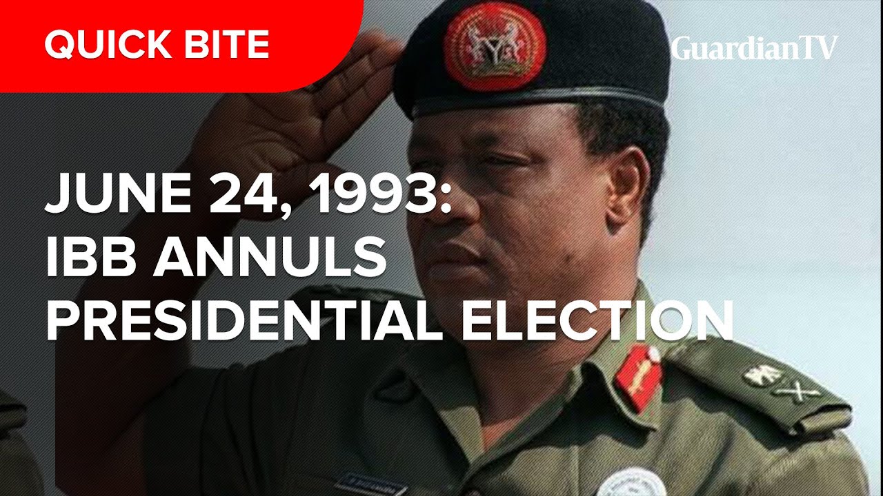 How IBB annulled the June 24, 1993 presidential election