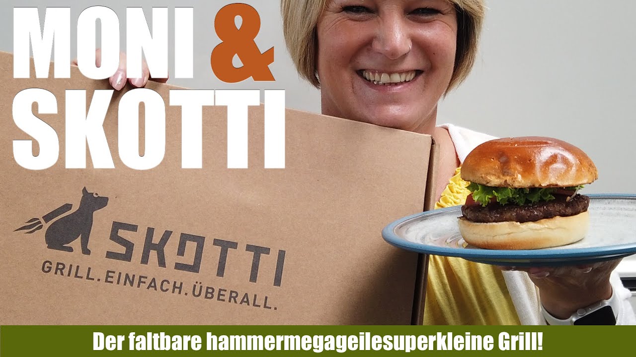 Der Skotti Grill. Der erste faltbare Grill für Wohnmobil und Rucksack.