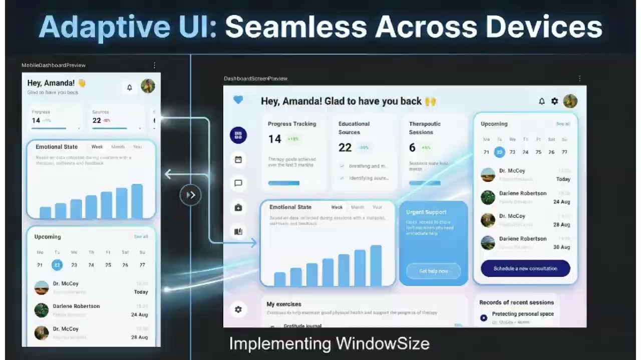 Compose Multiplatform Adaptive UI — Master Window